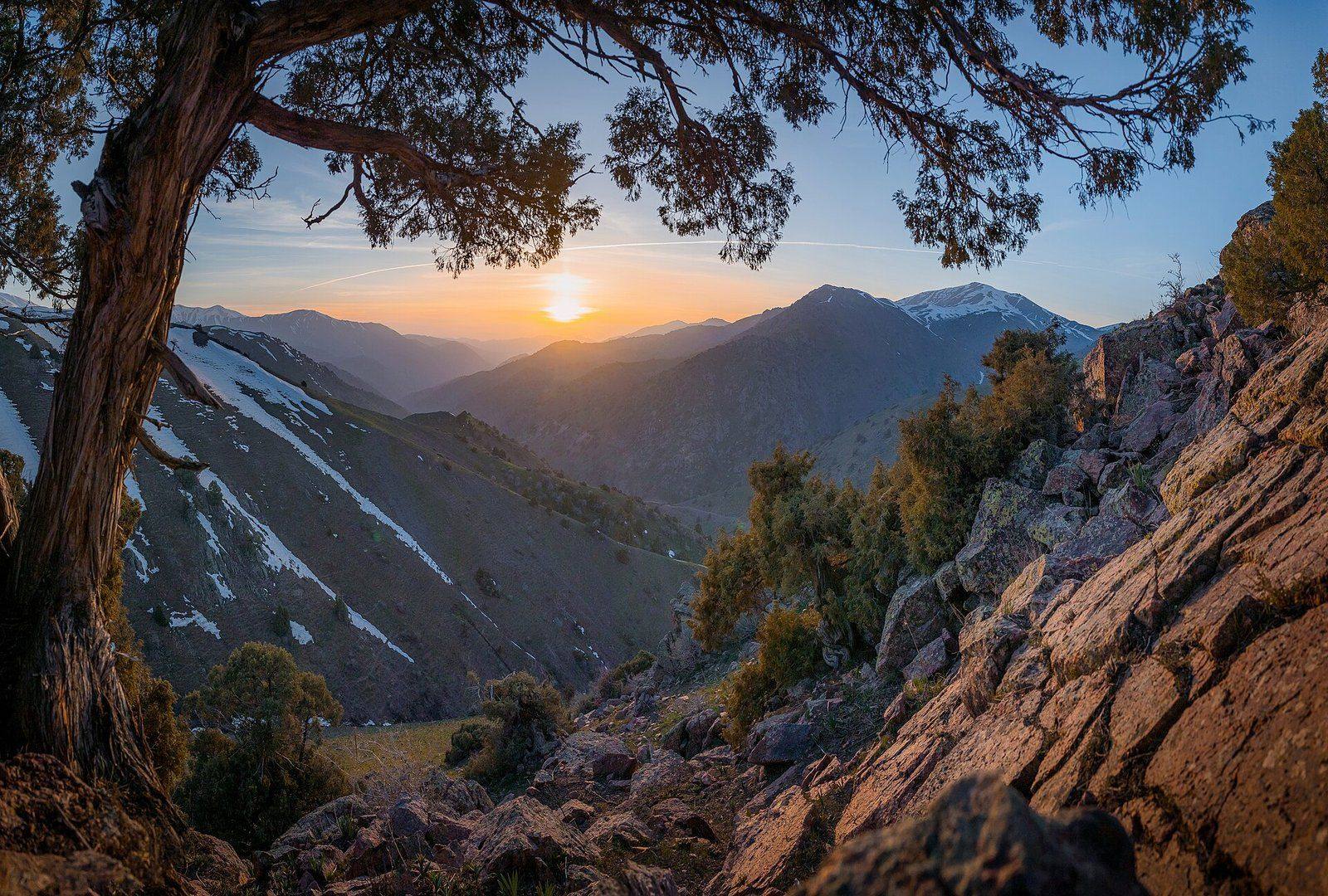 Evening over the Chatkal Gorge