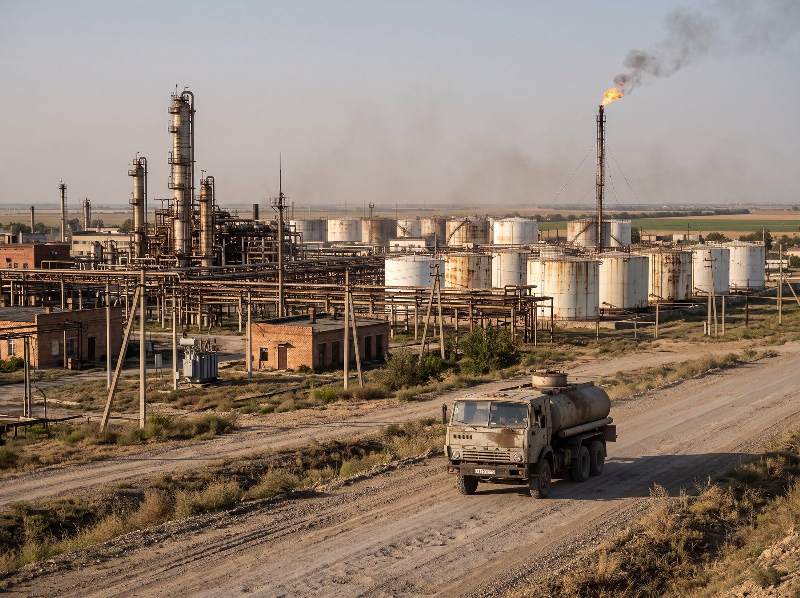 Nurzhan Refinery No. 1, the oldest and largest refinery in Irad