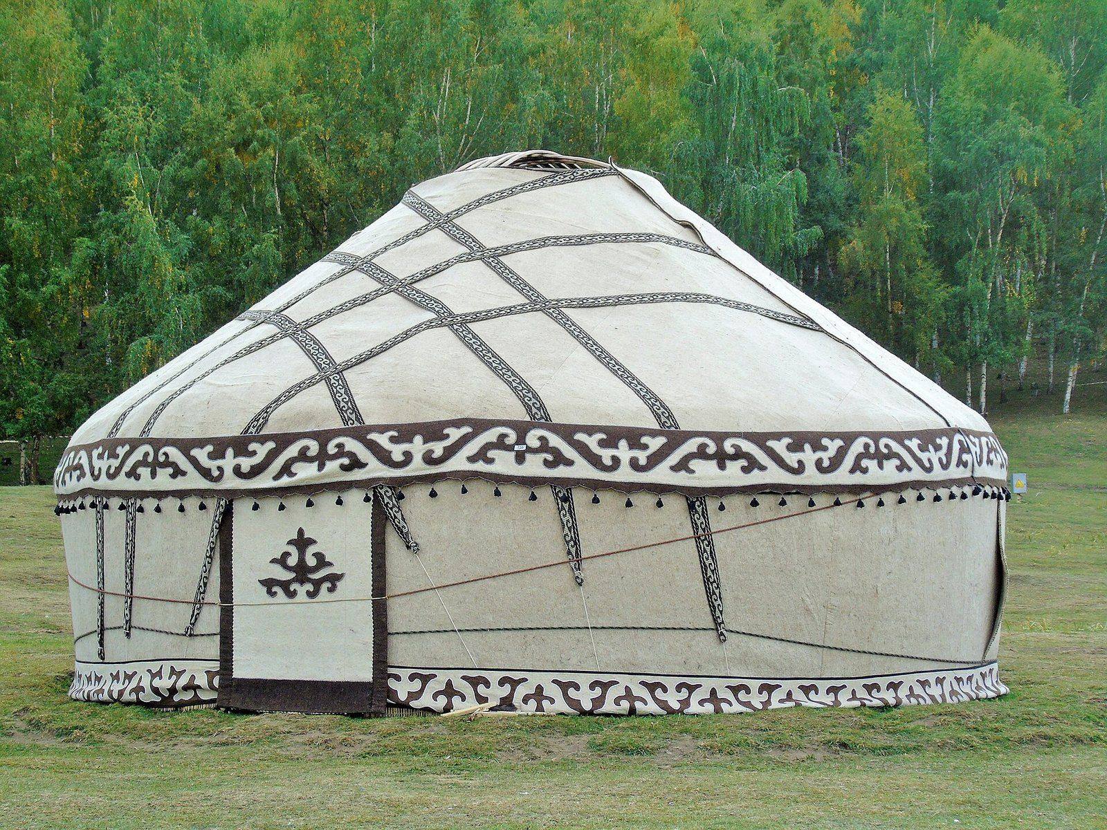 A felt yurt (boz üy)