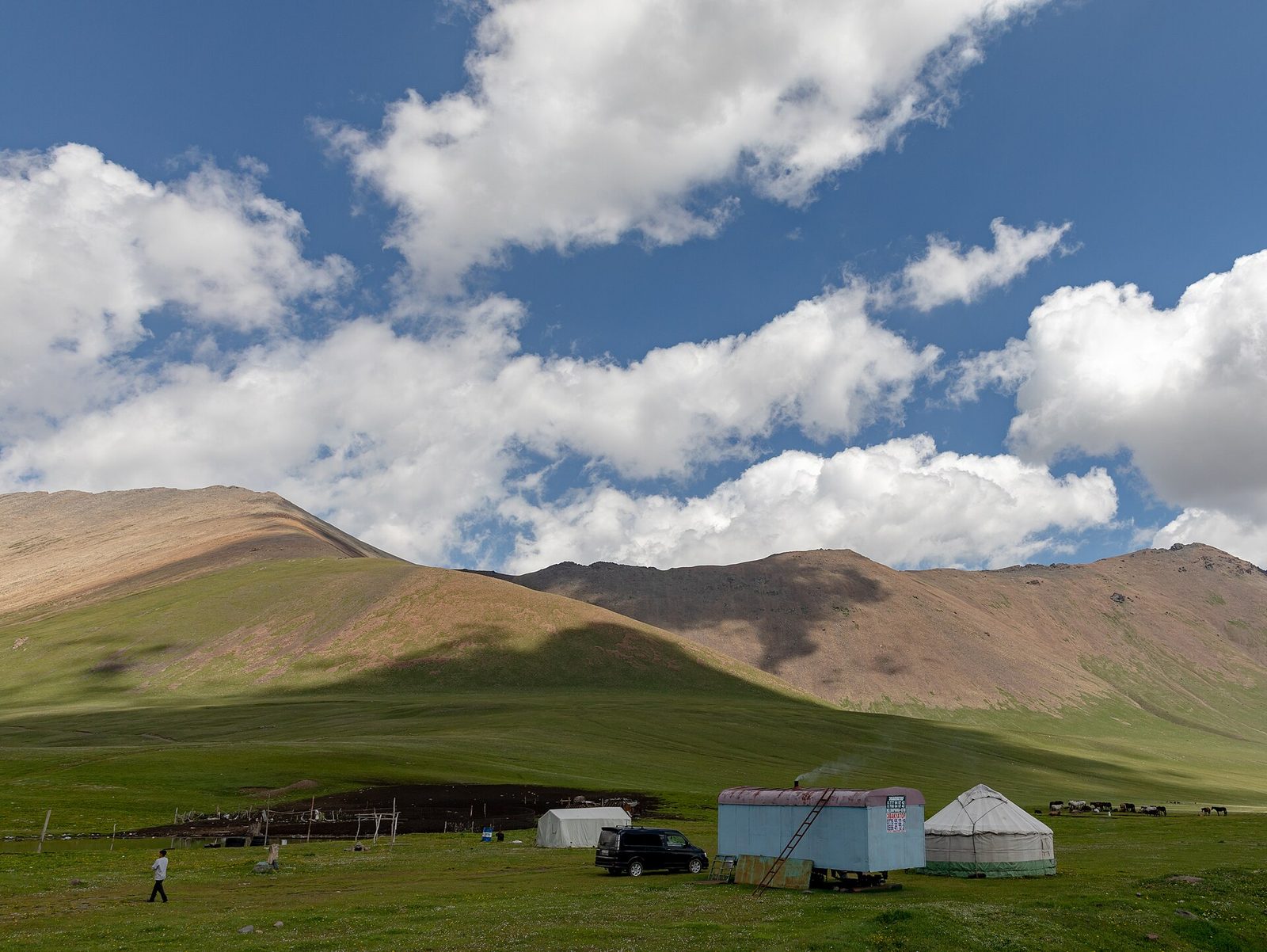 Yurts on the zhayloo